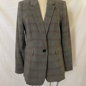 DKNY Plaid Blazer EUC